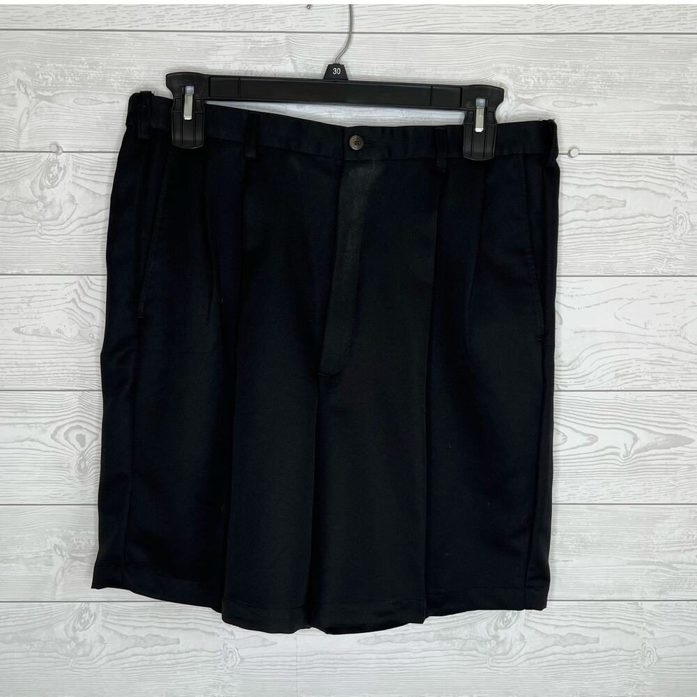 Haggar black golf/walking/dress shorts Mens size 36
